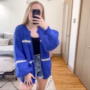 Baum Und Pferdgarten Striped Cardigan Sweater